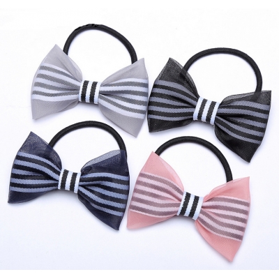 2018 strip ribbon bowknot hair bands for girls